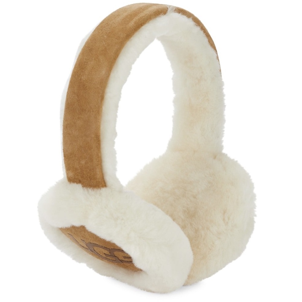Ugg Shearling Earmuffs Classic Tech Headphones Chestnut WORN ONCE!